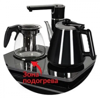Кулер для воды Hiberg F-81FGB, черный