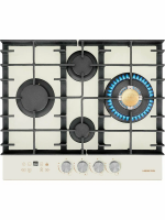 Газовая варочная панель Hiberg VM 6245 Y, бежевый