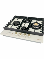 Газовая варочная панель Hiberg VM 6245 Y, бежевый