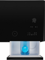 Умный барный стол с холодильником Hiberg X3 TB, барный центр/холодильник с беспроводной зарядкой черный, USB-порт/Type-C