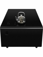 Умный барный стол с холодильником Hiberg X3 TB, барный центр/холодильник с беспроводной зарядкой черный, USB-порт/Type-C