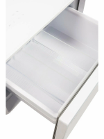 Умный барный стол с холодильником Hiberg X2 FW, барный центр/холодильник с беспроводной зарядкой белый, USB-порт/Type-C