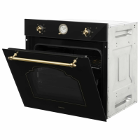 Электрический духовой шкаф Hiberg VM 6382 BR, черный