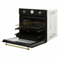 Электрический духовой шкаф Hiberg VM 6382 BR, черный