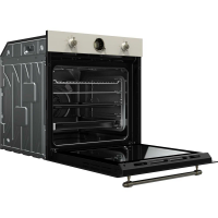 Электрический духовой шкаф Hiberg VM 6392 YR, бежевый