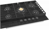Газовая варочная панель Hiberg VM 7155 B, черный