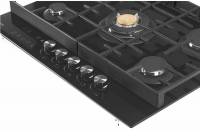 Газовая варочная панель Hiberg VM 7155 B, черный