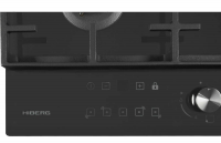 Газовая варочная панель Hiberg VM 7155 B, черный