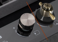 Газовая варочная панель Hiberg VM 7155 B, черный