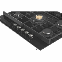 Газовая варочная панель Hiberg VM 7155 B, черный