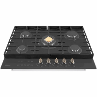 Газовая варочная панель Hiberg VM 7155 B, черный