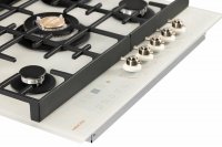 Газовая варочная панель Hiberg VM 7155 Y, бежевый