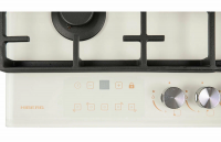 Газовая варочная панель Hiberg VM 7155 Y, бежевый