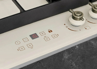 Газовая варочная панель Hiberg VM 7155 Y, бежевый