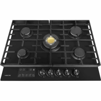 Газовая варочная панель Hiberg VM 7255 B, черный