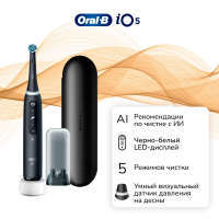 Зубная щетка электрическая Oral-B iO Series 5 iOG5.1B6.2DK, черный