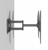 Кронштейн для телевизора Ultramounts UM968, черный 43"-105" макс.50кг настенный поворот и наклон