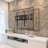 Кронштейн для телевизора Kromax CORBEL-11, титан 32"-75" макс.45кг настенный поворот и наклон