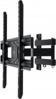 Кронштейн для телевизора Buro MF2, черный 32"-70" макс.35кг настенный поворотно-выдвижной и наклонный