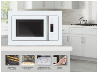 Встраиваемая микроволновая печь Hiberg VM 8505 W, белый
