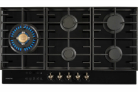 Газовая варочная панель Hiberg VM 9155 B, черный