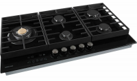 Газовая варочная панель Hiberg VM 9155 B, черный