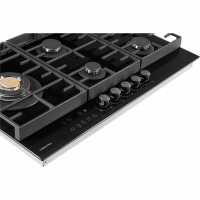 Газовая варочная панель Hiberg VM 9155 B, черный