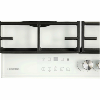 Газовая варочная панель Hiberg VM 9155 W, белый