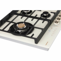 Газовая варочная панель Hiberg VM 9155 Y, бежевый