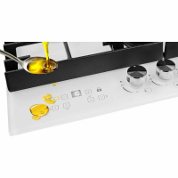 Газовая варочная панель Hiberg VM 9255 W, белый