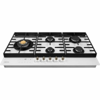 Газовая варочная панель Hiberg VM 9255 W, белый