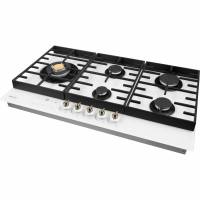 Газовая варочная панель Hiberg VM 9255 W, белый