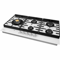 Газовая варочная панель Hiberg VM 9255 W, белый