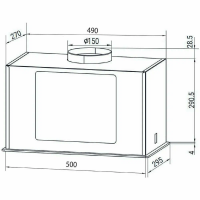 Встраиваемая вытяжка Hiberg VMF 6191 W, белый