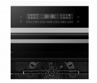 Электрический духовой шкаф Haier HOQ-P16AN5SX, черный/нержавеющая сталь