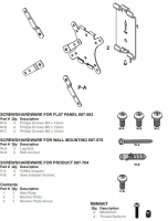 Кронштейн настенный для телевизора Omnimount OC40F, чёрный