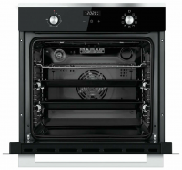 Электрический духовой шкаф Haier HOX-P09CGBX, черный/нержавеющая сталь