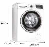 Стиральная машина Bosch WLS2846SME Slim (узкая 47см) серебристый